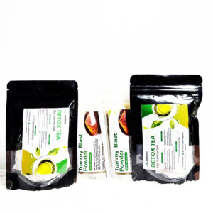 Home detox tea and stomach cleansing setÂ